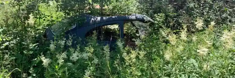 Skoda-Octavia fungerar som skrotbil