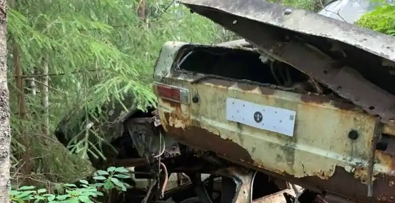 BMW5-E28 är skrotbil efter 11 år