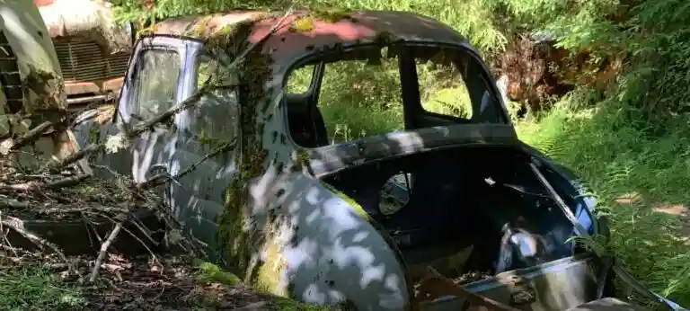 Kia-Sorento fungerar som skrotbil