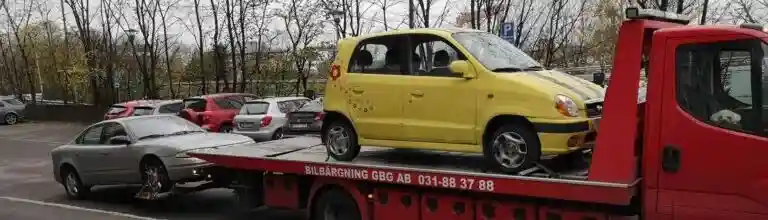 Besikta eller skrota bilen i Bergsjön