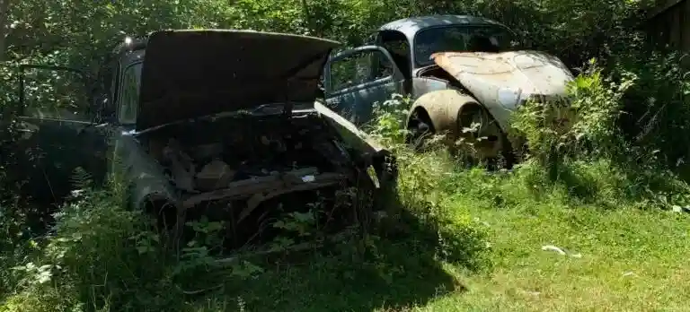 Skrotade BMW5-F11 bilar rustas upp