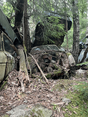 Skrotbilar i Gustavsberg säljes med mottagningsbevis till bilskrot