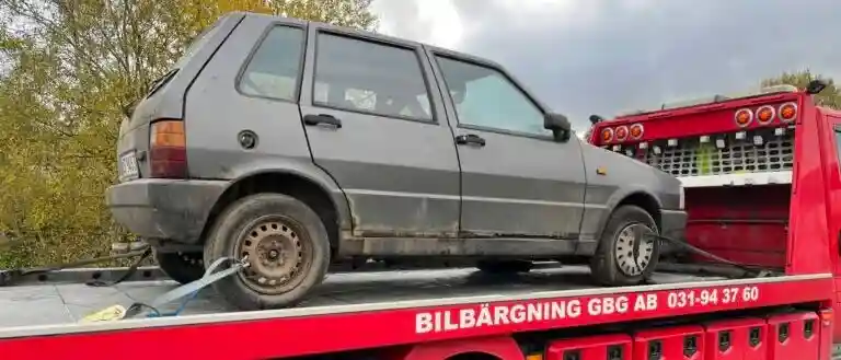 Får man köra obesiktad bil till skroten?