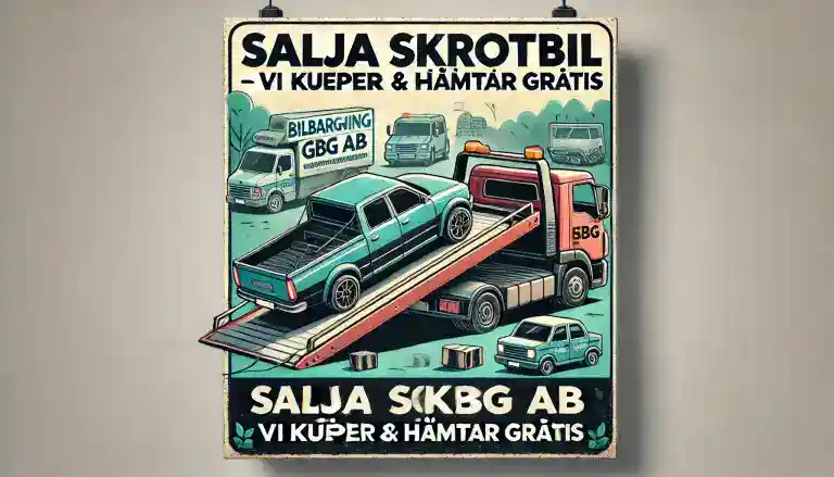 Sälja skrotbil – Vi köper & hämtar gratis