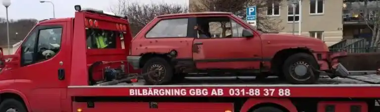 Skrota bilen i Jörlanda genom Bilbärgning Göteborg