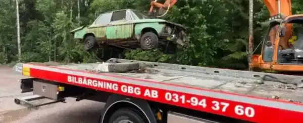 Skrota bilen mellan Kungsbacka och Uddevalla