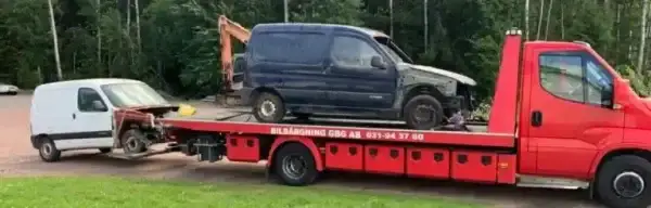 Skrotbilar köpes i Lilla Edet för bilåtervinning