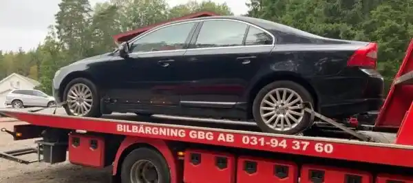 Sälja bil med lysande motorlampa
